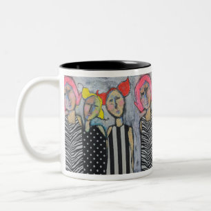 Caneca De Café Em Dois Tons Mulheres Selvagens Fazem 11oz Mug