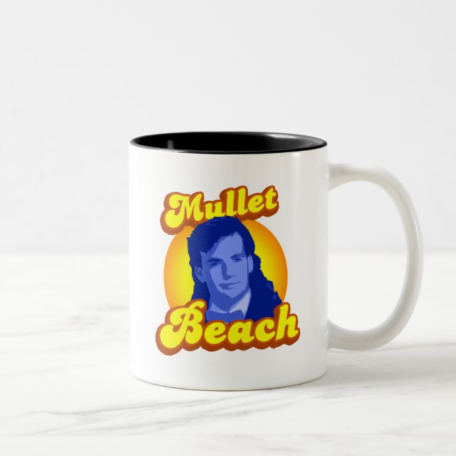 Caneca De Café Em Dois Tons Mullet Beach (Direita)