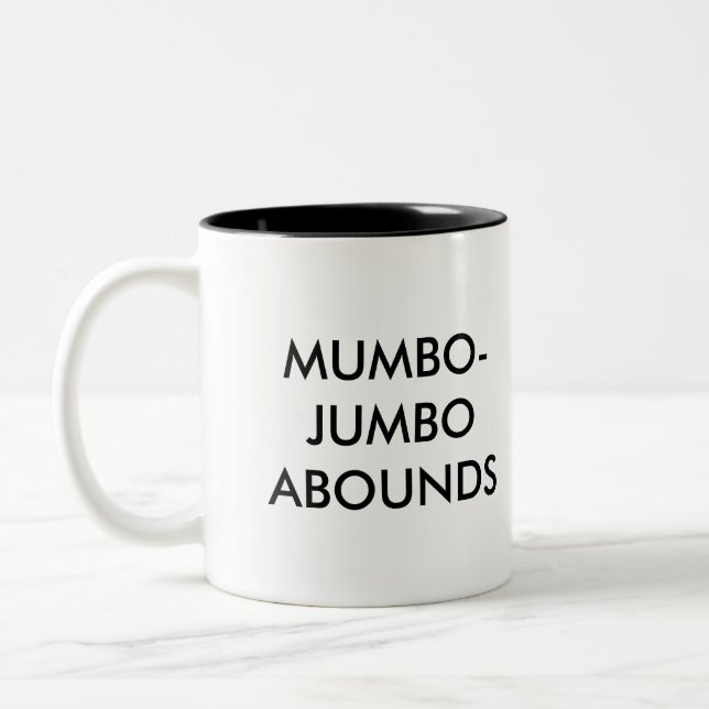 Caneca De Café Em Dois Tons Mumbo-enorme abunda (Esquerda)