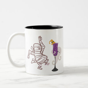 Caneca De Café Em Dois Tons Mummy Mug dançante - Chapéu das Bruxas do Hallowee