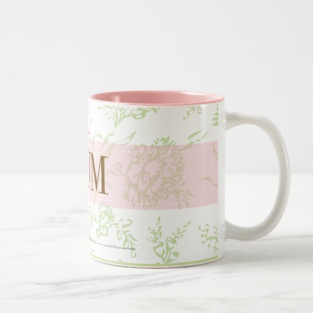 Caneca De Café Em Dois Tons Mums_GreenEllies_Mug (Direita)