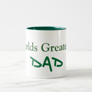 Caneca De Café Em Dois Tons Mundos grandes, PAI