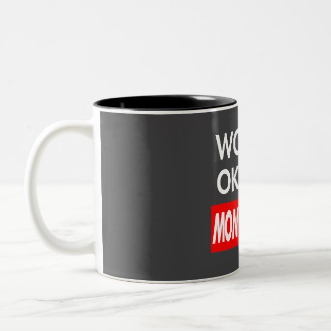 Caneca De Café Em Dois Tons Mundos mais bem Montenegro (Esquerda)