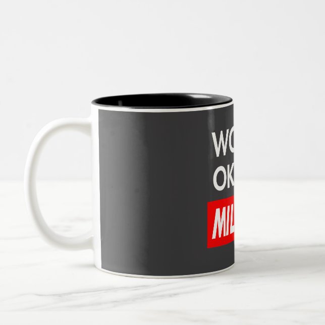 Caneca De Café Em Dois Tons Mundos okayest Milligan (Esquerda)