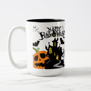 Caneca De Café Em Dois Tons Murmurios do cemitério branco