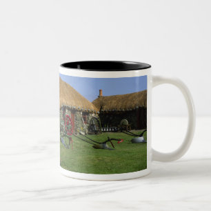 Caneca De Café Em Dois Tons Museu de Skye, Kilmuir, Ilha de Skye, Highlands,