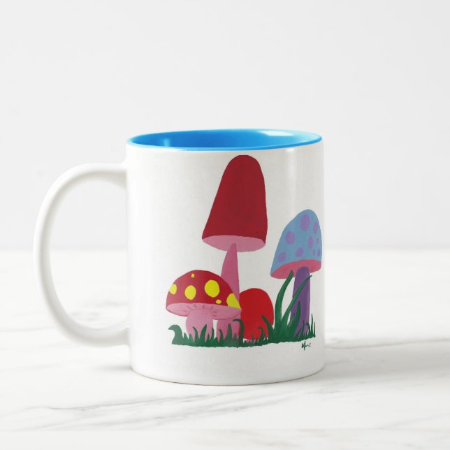 Caneca De Café Em Dois Tons Mushies (Esquerda)