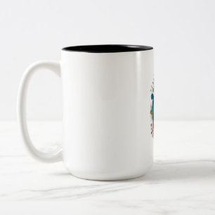 Caneca De Café Em Dois Tons Música de nota