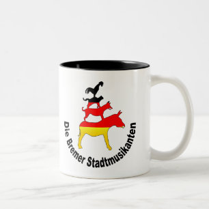 Caneca De Café Em Dois Tons Músicos da cidade de Brema