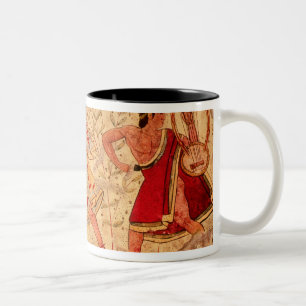 Caneca De Café Em Dois Tons Músicos de Etruscan
