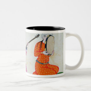 Caneca De Café Em Dois Tons Músicos 'Traje de la Cour e la do de