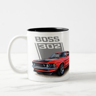 Caneca De Café Em Dois Tons Mustang Boss 302