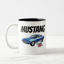 Mustang, caneca de café de dois tons