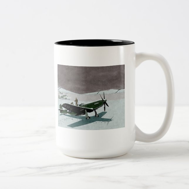 Caneca De Café Em Dois Tons Mustang Design (Direita)