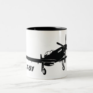Caneca De Café Em Dois Tons Mustang T-51