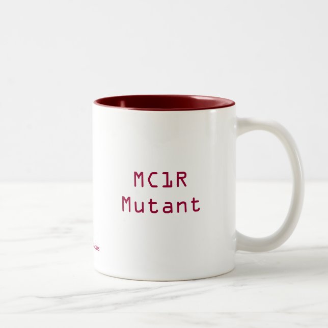 Caneca De Café Em Dois Tons Mutante de MC1R (Direita)