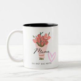 Caneca De Café Em Dois Tons Muttertagstasse mutter, mama
