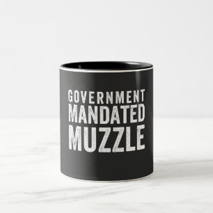 Caneca De Café Em Dois Tons Muzzle Mandado pelo governo