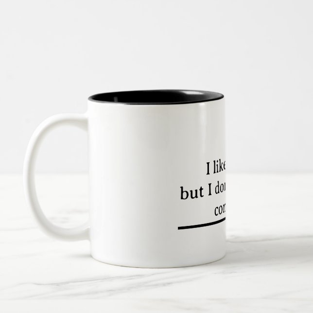 Caneca De Café Em Dois Tons My true self (Esquerda)
