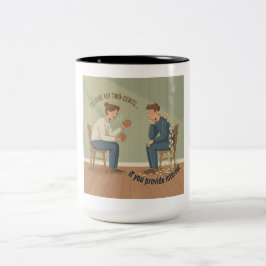 Caneca De Café Em Dois Tons My Two Cents
