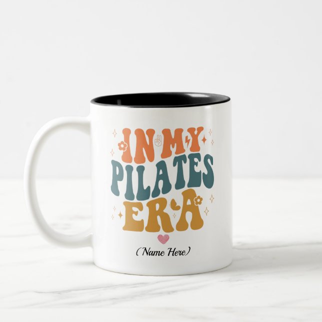 Caneca De Café Em Dois Tons Na era dos meus pilates (Esquerda)