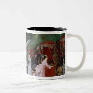 Caneca De Café Em Dois Tons Na feira, 1877
