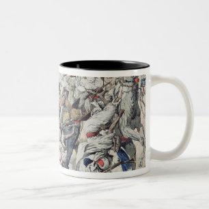Caneca De Café Em Dois Tons Na fronteira do Algero-Marroquino, um francês