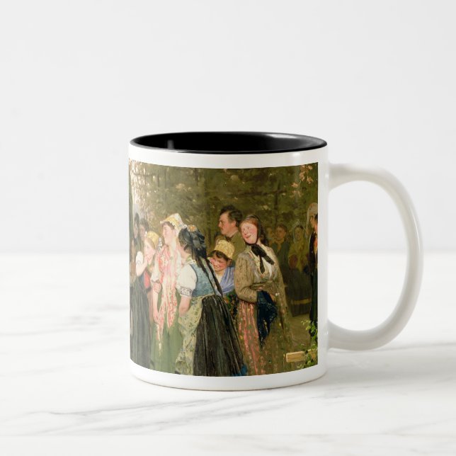 Caneca De Café Em Dois Tons Na licença, 1883 (Direita)