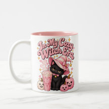 Na Minha Era de Bruxa Aconchegante Rosa Halloween