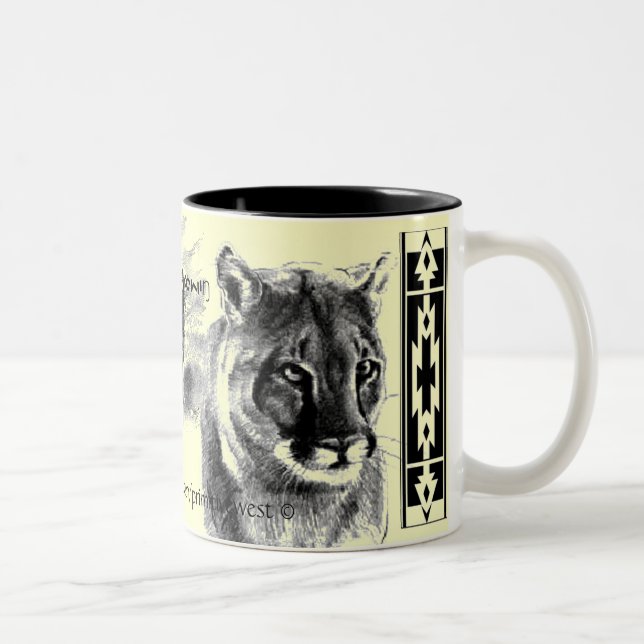Caneca De Café Em Dois Tons Nação Sioux Excelente~Očhéthi Šakówiŋ (Direita)