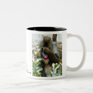 Caneca De Café Em Dois Tons Nada-Macaco #160