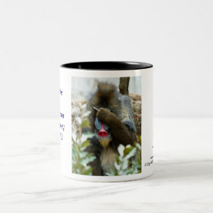 Caneca De Café Em Dois Tons Nada-Macaco #19