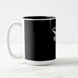 Caneca De Café Em Dois Tons Nadador Nem Todos Os Atletas Vestem Calçados