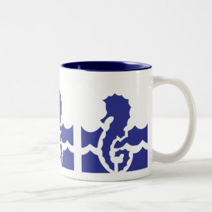 Caneca De Café Em Dois Tons Nadar Seashore Mug