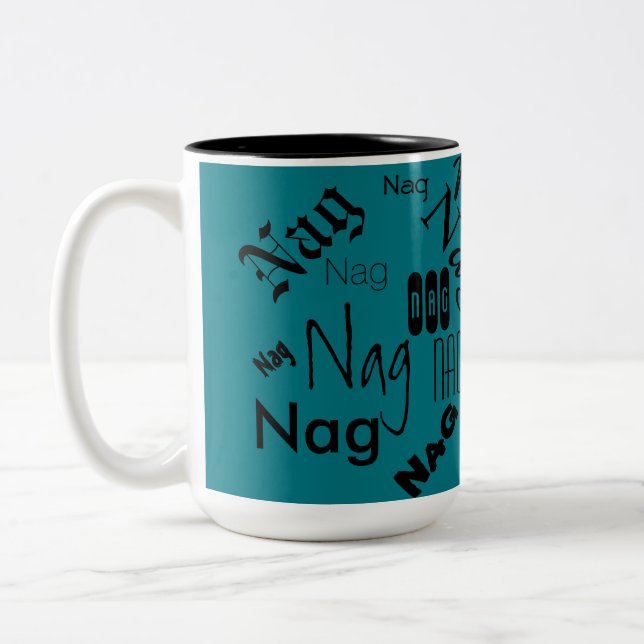 Caneca De Café Em Dois Tons Nag do nag do Nag (Esquerda)