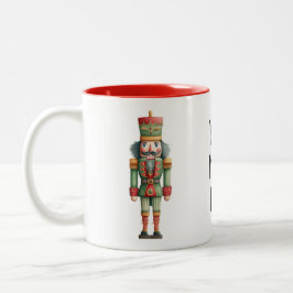 Caneca De Café Em Dois Tons Name Your Nutcracker – Personalised Christmas