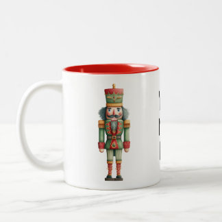 Caneca De Café Em Dois Tons Name Your Nutcracker – Personalised Christmas