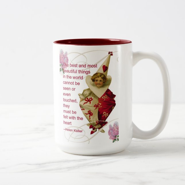 Caneca De Café Em Dois Tons Namorados Café Mug (Direita)