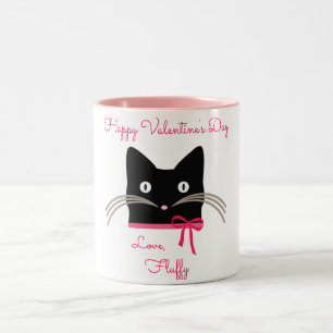 Caneca De Café Em Dois Tons Namorados Cat Mug