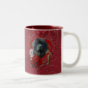 Caneca De Café Em Dois Tons Namorados - chave a meu coração - Terra Nova