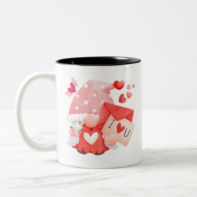 Caneca De Café Em Dois Tons Namorados Gift Mug (Esquerda)