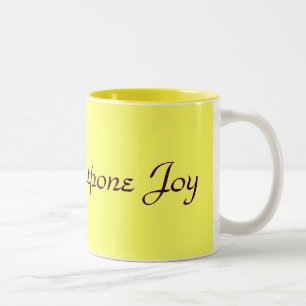 Caneca De Café Em Dois Tons Não adie a alegria