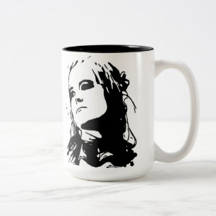 Caneca De Café Em Dois Tons Não amamentado