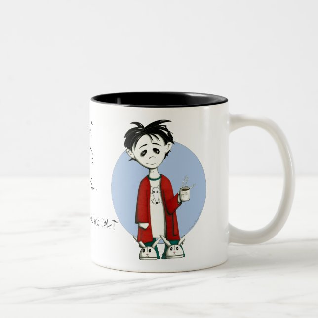 Caneca De Café Em Dois Tons Não bastante vivo… (Direita)