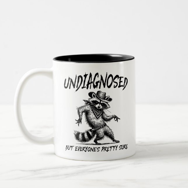 Caneca De Café Em Dois Tons Não diagnosticado, mas todos estão Bonito, com cer (Esquerda)