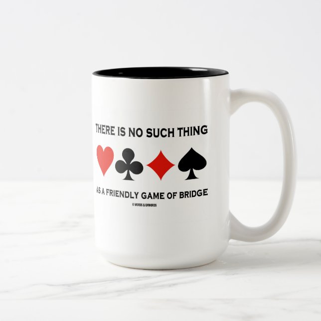 Caneca De Café Em Dois Tons Não Há Nada Como Jogo De Ponte Amigável (Direita)