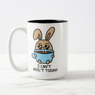 Caneca De Café Em Dois Tons Não posso adultar hoje Modo de Sobrecarga do Caf
