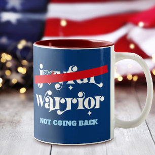 Caneca De Café Em Dois Tons Não Retornando o Guerreiro Tipo EUA Sinalizador Ma