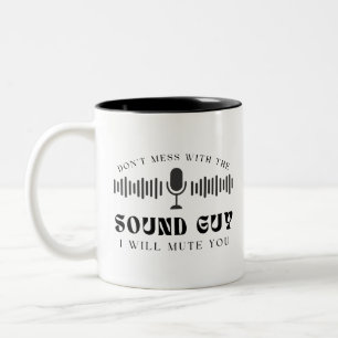 Caneca De Café Em Dois Tons Não se meta com a Cara de som.
