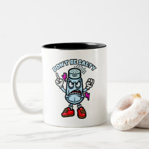 Caneca De Café Em Dois Tons Não seja salgado